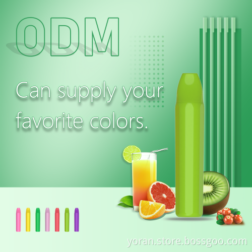 OEM vape ODM disposable vape pod 500 puffs 400mAh 2.5ml